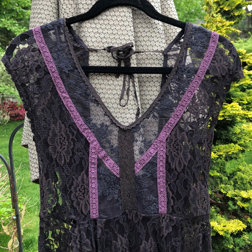 Kimchi Blue Lace Dress with Slip